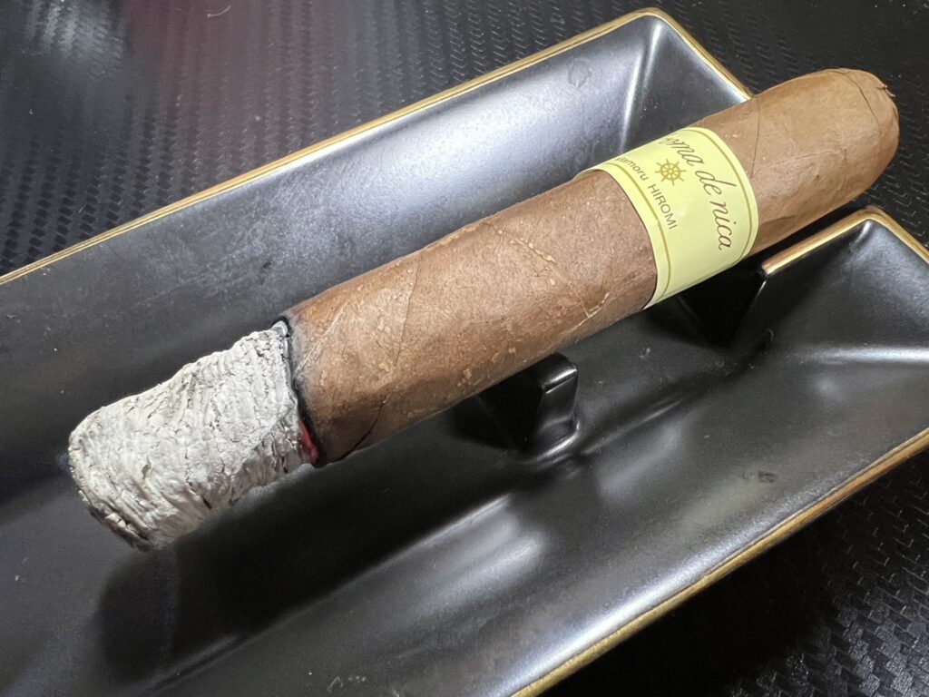 アロマデニカ５０５・ロブストの燃焼状況