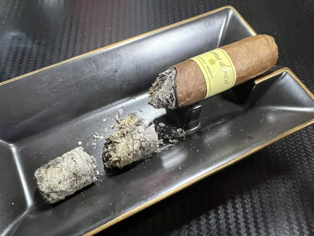 アロマデニカ５０５・ロブストの燃焼状況