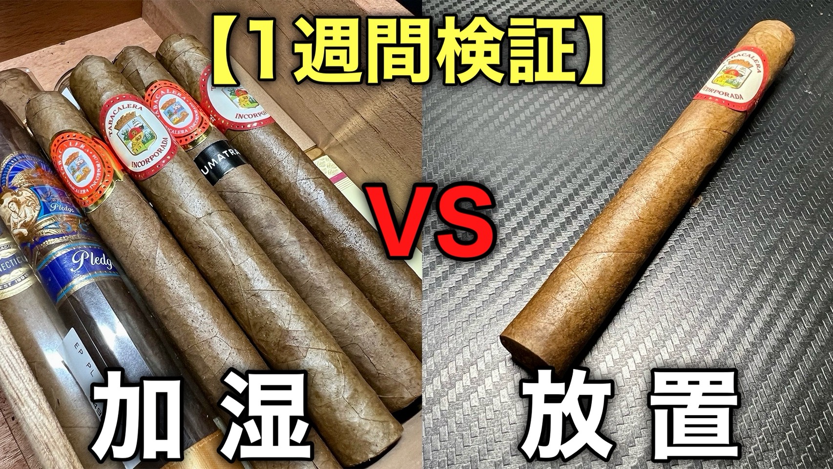 葉巻の湿度と保管管理について